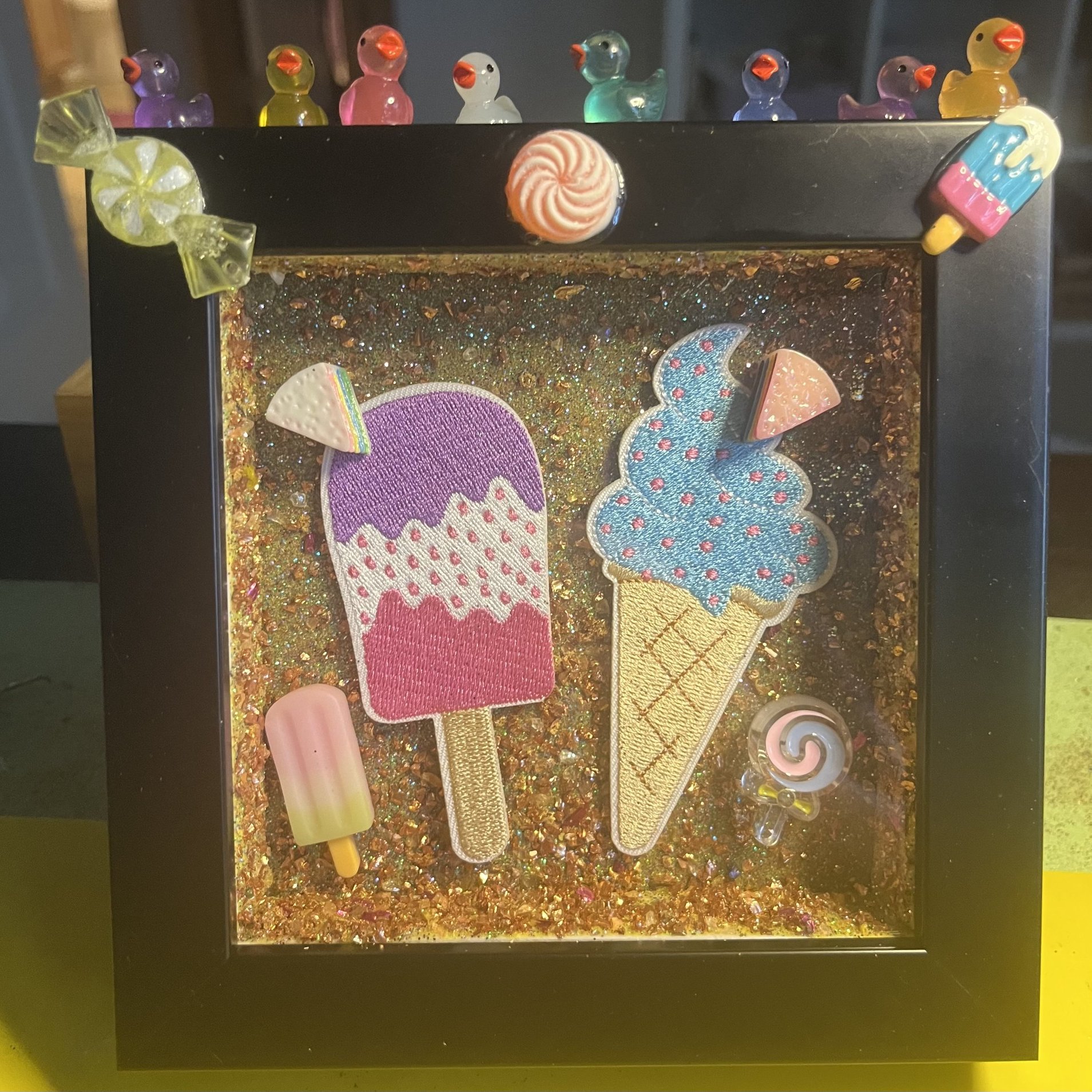 Sweet Tooth - repurposed ice cream and popsicle patches