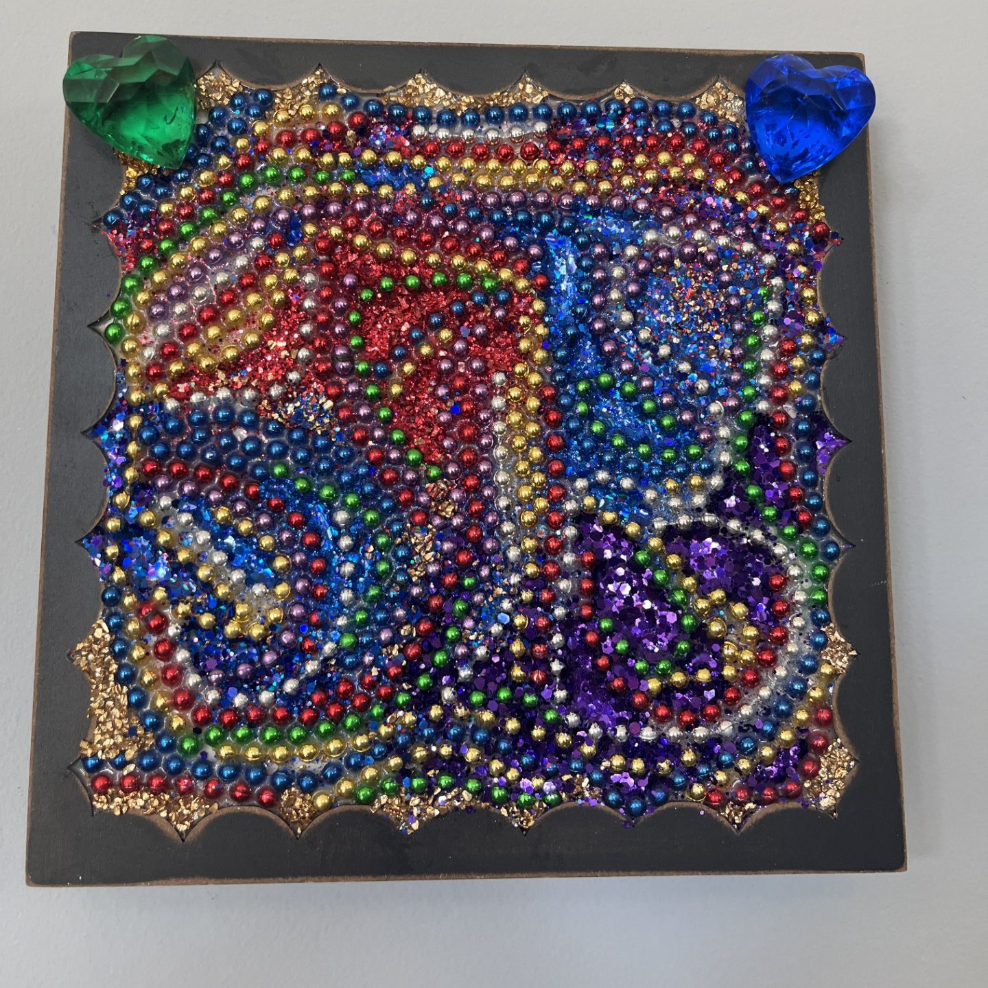 Swirls - Repurposed wooden sign